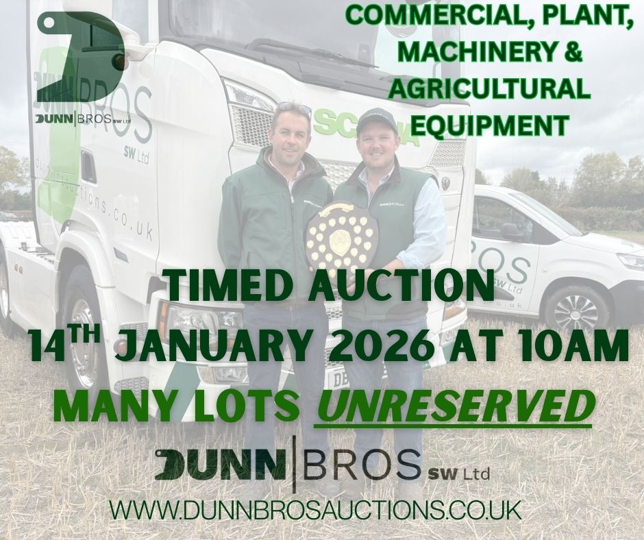 TIMED Commercial,  Plant, Machinery and Agricultural Equipment - TIMED January 2026